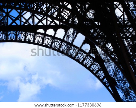 Beautiful Eiffel steel details 