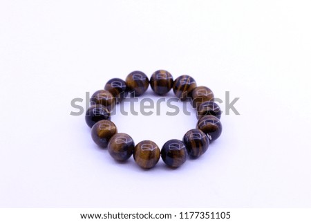 Tiger eye stone rosary