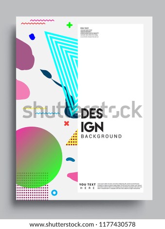 Abstract geometric pattern design and background. modern design cover, template, decorated, brochure, flyer.