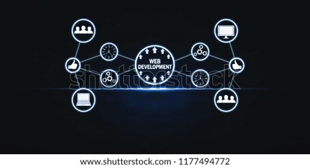Web Development concept. Internet and Technology