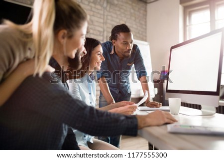 Picture of architects working together in office