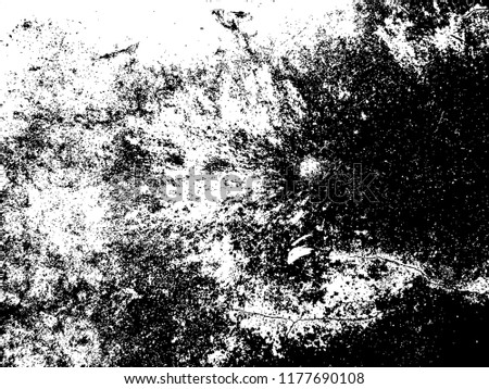 Grunge background, vector, black and white, structure with dirt, cracks,spots 