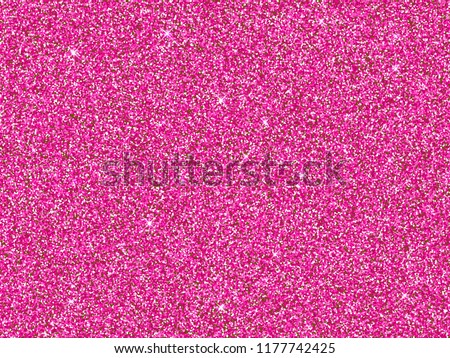 Rose pink gold glitter background of vector confetti sparkle texture and light shine