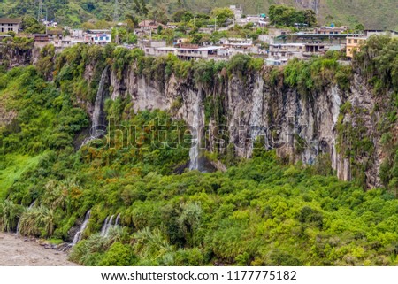 Banos de Agua Santa, popular tourist destination in Ecuador