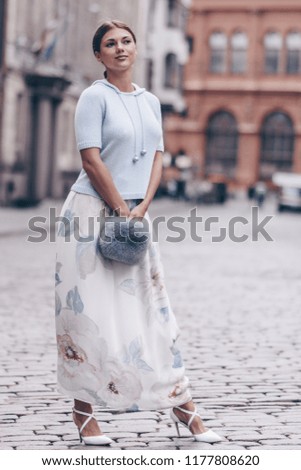 Fashion photo session in old town.