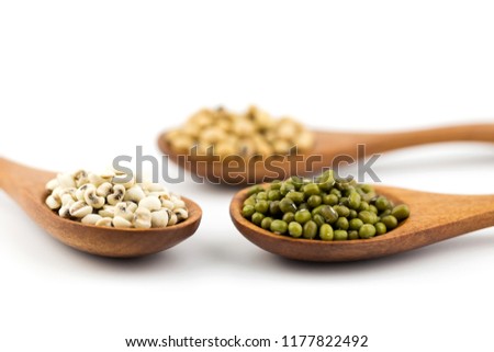Healthy cereal On a white background.