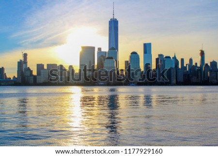 Manhattan Skyline Sunrise