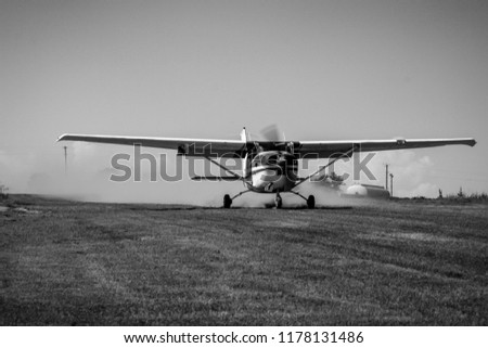 Airplane in Onoway, Alberta, 2008