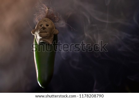 The halloween already famous chile jalapeño is on the loose