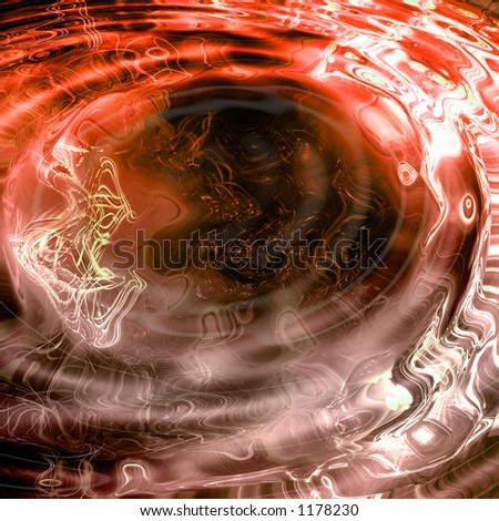 A cool 3d background -a red, fluid abstract background.