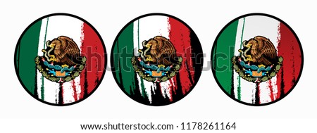 Abstracts design for Mexico independence day.