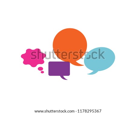 
speech bubble icon vector