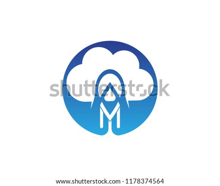 Rocket icon logo vector