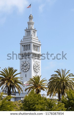 The tower of the port of san francisco, California, USA.