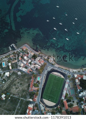 Greek islands drone pictures 