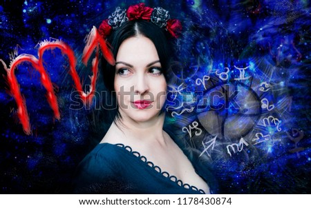 Woman and astrology , scorpio zodiac sign