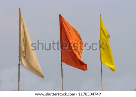 old flags colours background sky air orange yellow white 