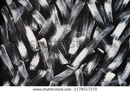 abstract painted by white brush on black background texture. Royalty-Free Stock Photo #1178557270