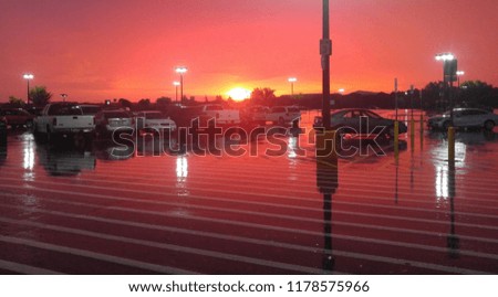 Stormy sunrise in Oklahoma