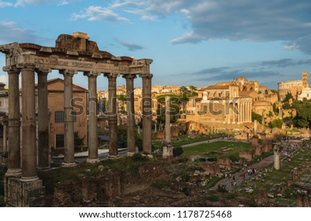 Rome italy in summer, travel photography