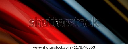 Wave fluid flowing colors motion effect, holographic abstract background. Vector modern illustration