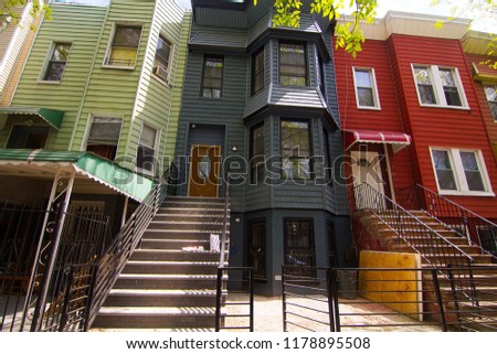 Brooklyn Buildings Exteriors Royalty-Free Stock Photo #1178895508