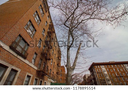 Brooklyn Buildings Exteriors Royalty-Free Stock Photo #1178895514
