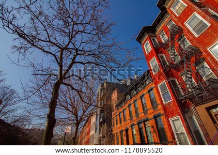 Brooklyn Buildings Exteriors Royalty-Free Stock Photo #1178895520