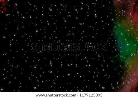 Abstract background for space galaxy spectrum concept many color represent many stars the color is from rainbow color make this abstract background is colorful on space dark backdrop with glitter star