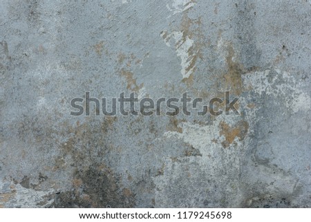 gray blue texture of old plaster with masonry