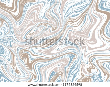 Marble ink texture vector background. Marbling technique fluid dye texture for your design, postcard, banner, flyer, textile, notebook cover. Trendy marble liquid background template.