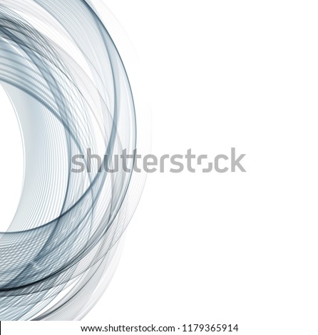 Abstract background with gray waves