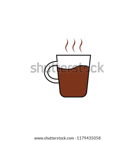 Coffee cup isolated vector