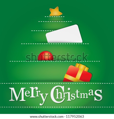 Graphics for Christmas greeting card/Merry Christmas