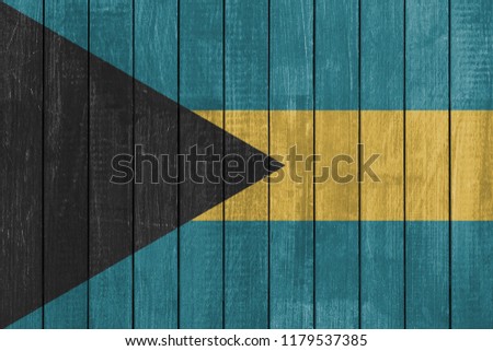 
Background texture of boards in the form of a flag of Bahamas