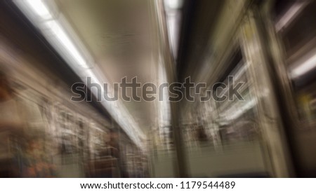 blurry paris metro