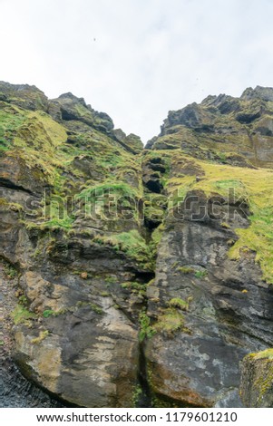 Landscape in Iceland, south coast nature photography