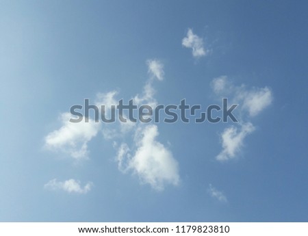 beautiful cloiuds in blue sky 