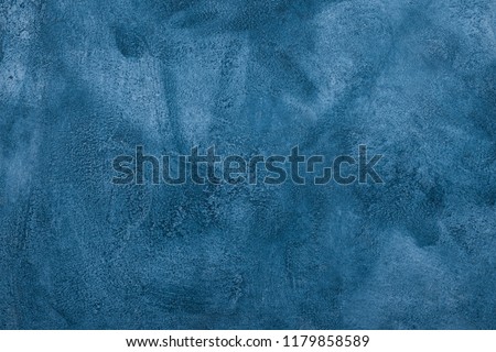 Blue grunge marble or concrete background (as an abstract grunge background or marble or concrete texture)