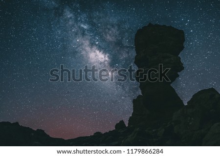 Milkyway in Tenerife, Spain astrophotography at night