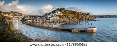 Harbour Approach, Looe, Cornwall Royalty-Free Stock Photo #1179950455