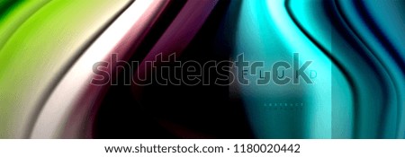 Rainbow fluid abstract shapes, liquid colors design, colorful marble or plastic wavy texture background, multicolored template for business or technology presentation or web brochure cover design