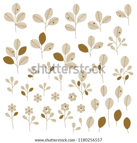 Leaf illustration object.
It was simple and expressed a leaf,
