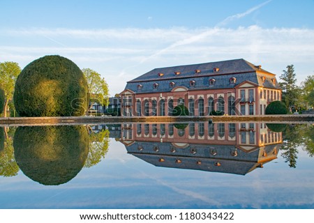 At the Orangery Darmstadt, Hesse, Germany  Royalty-Free Stock Photo #1180343422