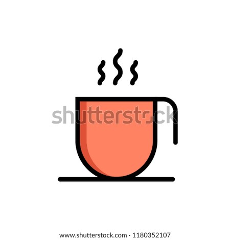 cafe icon vector design. icon vector filled outline style