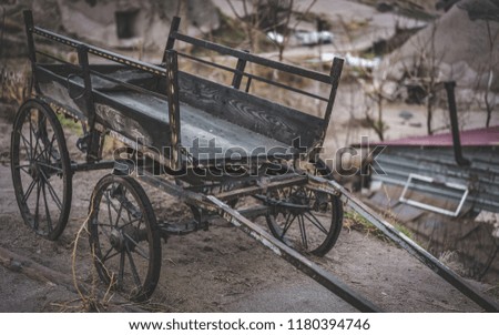 Wooden Trolley Cart