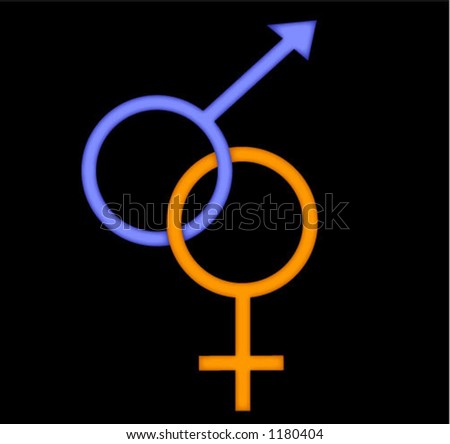 Male and Female symbols - Vector