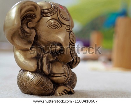 Ganesha Statue close up