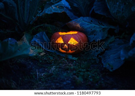 scary Halloween night