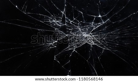 Broken glass texture Royalty-Free Stock Photo #1180568146